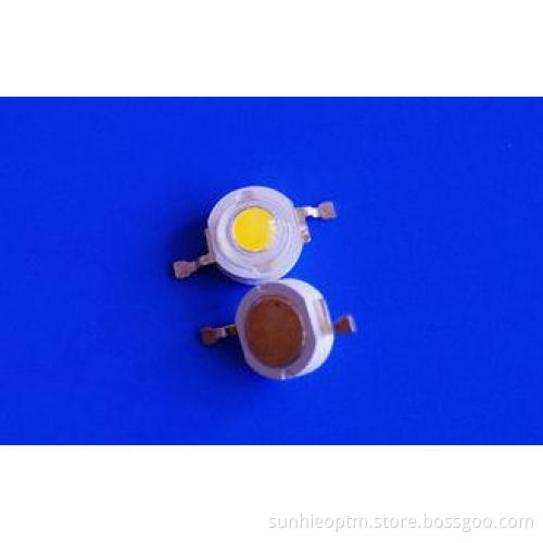 130LM 2900K - 3200K 1w High Power LED Warm White Bridgelux